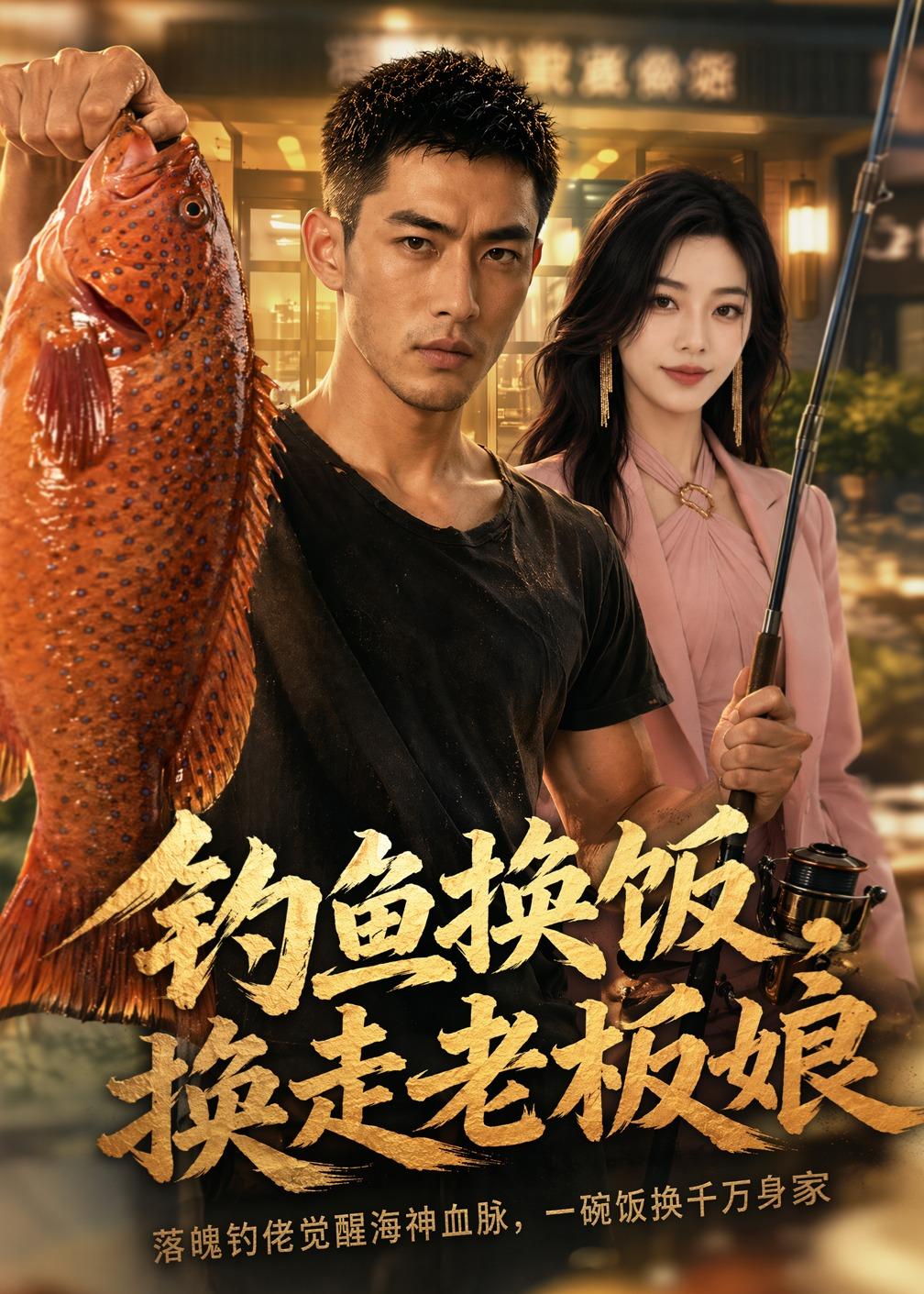 钓鱼换饭，换走老板娘